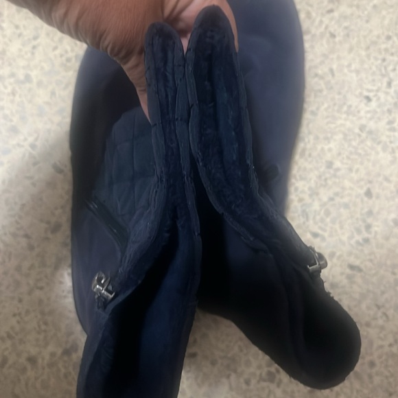 Lands' End 11 Blue Winter Rain Boots inside zipper - Picture 4 of 6